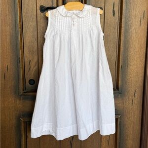 Sleeveless White Kids Casual Dress